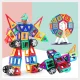 Magnetic Building Blocks Set, 59 Pieces