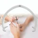 Foldable Half Moon LED Lamp for Manicure & Lashes 320LED 40W, White