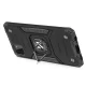Wozinsky Ring Armor Case for Samsung Galaxy A22 4G with Ring Kickstand, Black