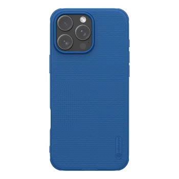 Dėklas Nillkin Super Frosted Shield Pro Magnetic skirtas iPhone 16 Pro, mėlynas