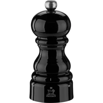 Peugeot Paris uSelect Pepper Mill 12 cm, Black Lacquered Wood