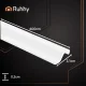 Self-Adhesive Weather Stripping for Doors and Windows Ruhhy 26271, white
