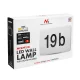 Maclean MCE292 W LED Facade Lamp with House Number & Twilight Sensor, 10W, White