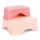 Ecotoys Kids Toilet Training Seat with Step Stool, Pink