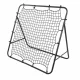 Soccer Rebounder Training Net 120x120 cm for Passing Practice, black/red