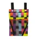 Bicycle / Scooter Handlebar Bag with Phone Pocket, Colorful Plaid