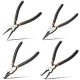 Bigstren 00022159 Circlip Pliers Set, 4 pcs, Black