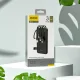Dudao K11 10000mAh Power Bank with Built-in Cables, Black