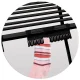 Massido Sock Holders for Clothes Airers, 2 Pcs, Black