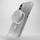 Puro Impact Clear D3O MagSafe Case for iPhone 16, Transparent