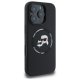 Karl Lagerfeld KLHMP16XSKCHTCK iPhone 16 Pro Max 6,9\" черный/черный жесткий силиконовый...