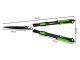 Telescopic Hedge Shears DIVODV 96cm, Black/Green