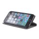 Apple iPhone 5 / 5s / SE Magnet TPU Book Case Cover Wallet, Black