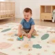 Foldable Baby Play Mat 200x150 cm Reversible Educational Foam Mat with Bag IPLAY