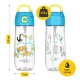 4Fizjo Jungle Kids Water Bottle with Straw 550 ml