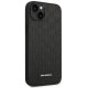 Karl Lagerfeld Saffiano Mono Metal Logo Case for iPhone 14 Plus, Black