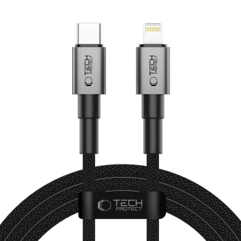 Tech-Protect Ultraboost DNA USB-C to Lightning Cable 27W 2m Gray
