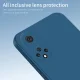 Huawei Nova 9 (NAM-AL00, NAM-LX9) / Honor 50 PINWUYO Silicone Cutouts Anti-Drop Texture Cover Case, Blue