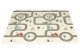 ECOTOYS Large Foam Play Mat for Babies Foldable Reversible Educational with Carry Bag