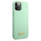 Guess Silicone Vintage Case for Apple iPhone 12 Pro Max, Green