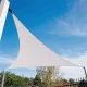 Waterproof Triangle Sun Shade Sail 5x5x5m ModernHome, beige
