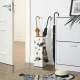 Leobert Modern Umbrella Stand, White
