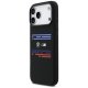 BMW M silikona maciņš ar horizontālām līnijām un MagSafe iPhone 17 Pro Max – melns | Phone Case Cover