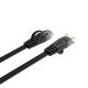 Orico PUG-C7B CAT7 10Gbps RJ45 Flat Ethernet Network Cable, 3m, Black
