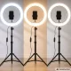 35cm LED Ring Light with Phone Holder & Adjustable Light