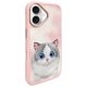 Nimmy Big Eyed Pet 2.0 Cat vāciņš Apple iPhone 16 - Rozā