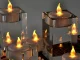 Battery Operated LED Candle with Flame Effect for Grave and Decor