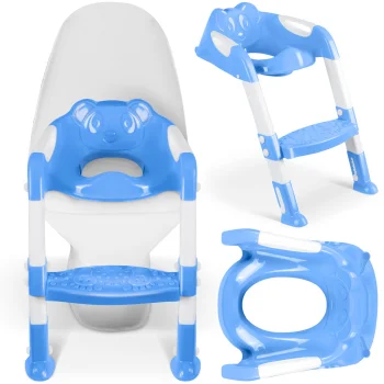 Ricokids Koala Toilet Seat with Step Stool, Blue