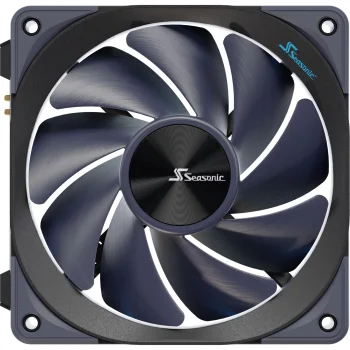 Seasonic MagFlow 120 mm PWM Case Fan Kit, Black