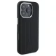 Mercedes iPhone 16 Pro Max Case Silicone Vertical Tonal Stripes MagSafe, Black