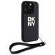 DKNY DKHCP16XPBSWSK iPhone 16 Pro Max 6.9" black/black hardcase Wrist Strap Stock Logo