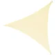 LUARO Triangular Sun Shade Sail / Canopy 4x4x4m, Waterproof, Beige
