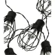 Solar Garden String Lights 10 LED Bulbs, Loft Style
