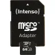Intenso 64GB microSDXC UHS-I Premium Memory Card with Adapter