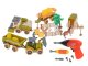 Set 2in1 with children\'s tools in farm style + figures