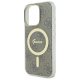 Чехол Guess IML 4G MagSafe для iPhone 16 Pro Max, коричневый