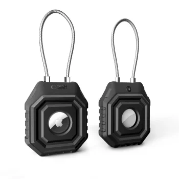 Tech-Protect Kevlar Seal Case for Apple AirTag 1/2, Black