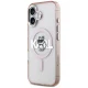 Karl Lagerfeld IML Choupette Sketch Logo MagSafe Case for iPhone 17, Pink