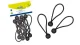 Elastic Fence Attachment Ties, Black, 10 pcs