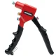 Arrow RT188K Blind Rivet Pliers with 4 Nose Pieces and Case, Red/Black