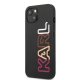 Karl Lagerfeld Multipink Brand iPhone 13 Case - Black