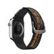 Dux Ducis Strap for Apple Watch (49, 45, 44, 42 mm) Outdoor Version, Black and Orange