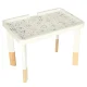 LULILO LUDO Wooden Educational Activity Table 2-in-1, Mint