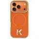 Karl Lagerfeld IML K Head Logo MagSafe Phone Case Cover iPhone 17 Pro - Orange