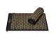 4Fizjo Acupressure Acupuncture Massage Mat Set with Pillow, 68x42 cm, Black/Gold