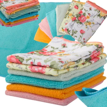 Microfiber Cleaning Cloth Set, 30x30 cm, 6 pcs